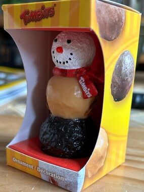 Tim Hortons Timbits Snowman Ornament, 2011 Christmas Tree Collectibles